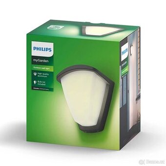 Venkovní svítidlo Philips Kiskadee IP44 E27 42 W antracit - 1