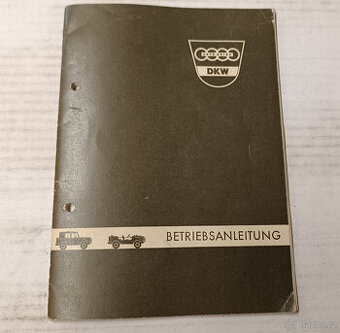 DKW Munga , Auto Union, 2 x příručky originál, katalog