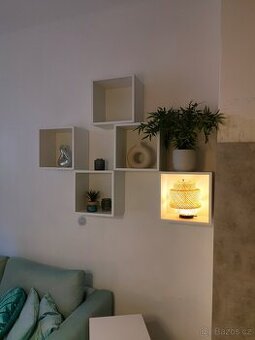 7x Ikea EKET Nástěnný policový díl 35x25x35 cm