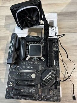 MSI B250 Gaming + i5-7500 + 16GB DDR4 + vodní chlazení