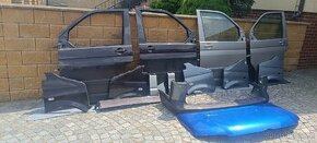 VW T5 dveře, blatník, nárazník, tapota Multivan, Caravelle