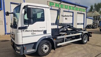 Predám MAN 4x2 + nový hákový nosič kontajnerov 8t