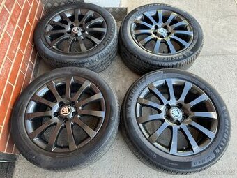 Nové Alu 17" 5x112 škoda ANAPURNA Gtrafit O3 letní pneu