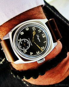 První československé pilotní letecké hodinky LONGINES + box
