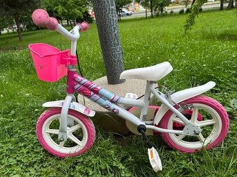 DINO BIKES 12" Barbie s košíčkem.