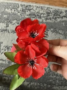 Novy makovy hrebinek do vlasu - 1