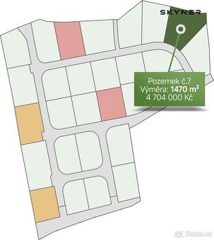 Prodej pozemky pro bydlení, 1470 m2 - Krupka - Unčín