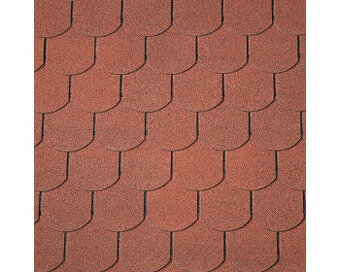 Asfaltový šindel PRECIT bobrovka červený 3 balení - 6 m²