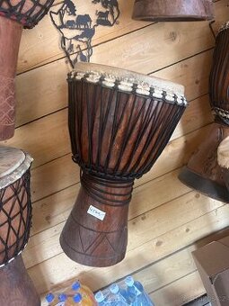 Ručně dělaný africký buben z Konga – 60 cm