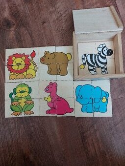 Dřevěné puzzle