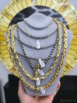 Prodám řetěz královská vazba ze 14k zlata , 585/1000