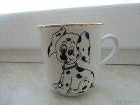 2/36-Hrníček s Motivem DALMATÍN cca 80léta Zn.Dubí
