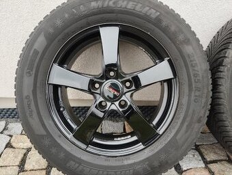 ALU Dezent 5x114,3 r16x6,5j ET 48, 215/65/16 Michelin alpin