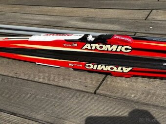 Komplet běžky Atomic 190 + 3x hůlky + mazivo a čistění
