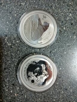 Stříbná mince Lunar II 1 oz