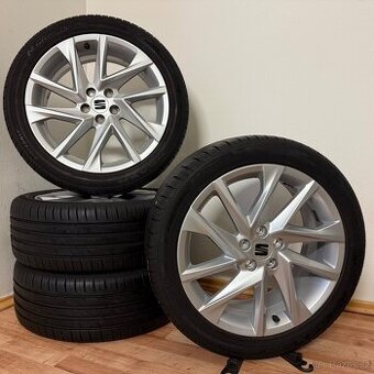 SEAT IBIZA V 5x100 R17 ET51+LETNÍ 215/45R17 7mm