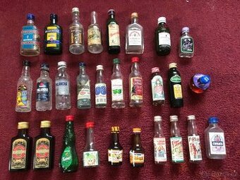 Prázdné lahvičky - miniatury