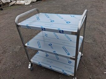 Nový nerezový vozík s 3x polici 90x60x97 cm