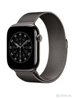Apple Watch 46mm břidlicově šedý milánský tah - M/L