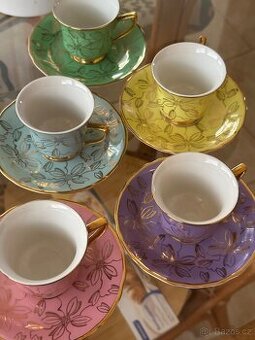 Sada 5  kávových šálků, zn. Windsor