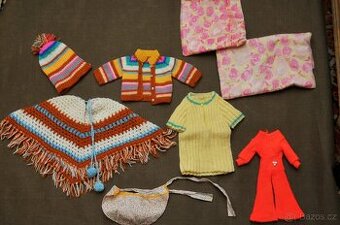 Oblečení na retro panenky 1970 - 1980