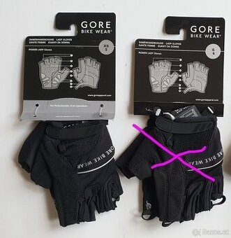 NOVÉ cyklistické dámské- dětské rukavice GORE vel.xs