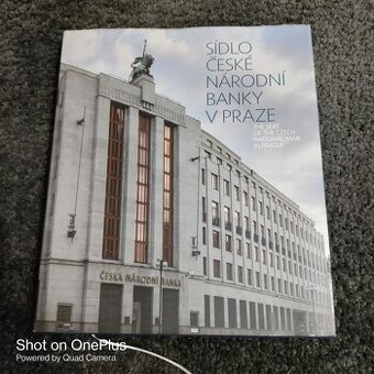 Kniha- Sídlo České národní banky v Praze vydání v roce 2022