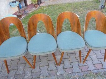 Židle ořechové 4 x kus Antonín Šúman