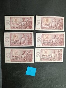 50 korun rok 1964 stav UNC