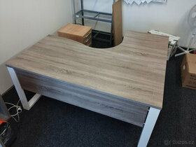 Kancelářský stůl rohový + skříňka - 1