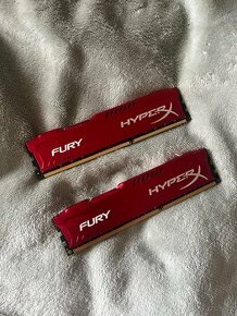 Ram HyperX FURY Red DDR3 1600Mhz CL10