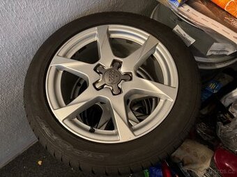 ALU KOLA AUDI A4 - 225/50/R17" s letními pneu DUNLOP 6mm
