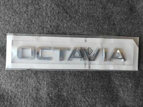 Prodám nový nepoužitý chromový nápis Skoda Octavia 3