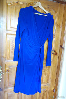 kobaltové šaty RALPH LAUREN vel 10/ M-L
