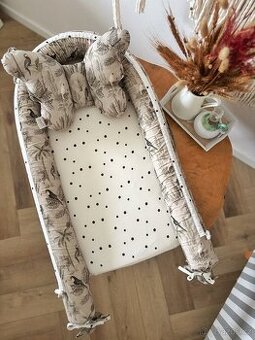 Sleepee hnízdo/hnízdečko Khaki Magic Jungle, stabilizační po