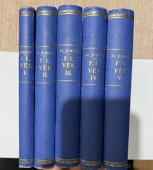 Alois Jirásek - F.L.VĚK 1-5 vydání rok 1927-1930