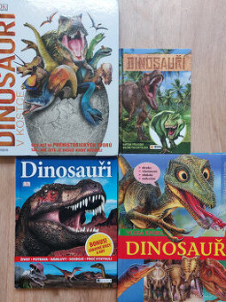 Dinosari - knihy pro milovniky dinosauru /konvolut(4x knihy)