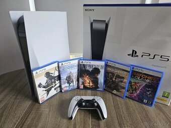 Prodám Playstation 5 + hry