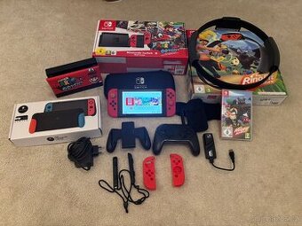 Nintendo by Switch mega pack s Ring fitem, Pro controllerem