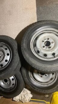 4x pneu s ráfky 205/70 R15C letní Matador