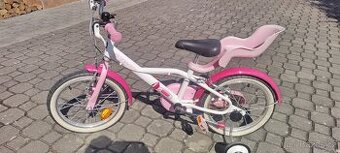 Prodám zánovní dětské 16" kolo B-TWIN (Decathlon).