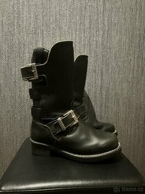 Motorkářské kožené boty Daytona, velikost 39