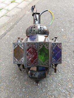 Starožitná Marocká lampa.
