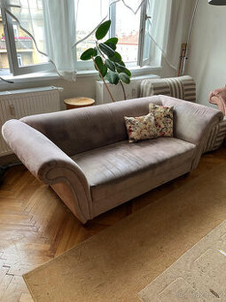 PRODÁM Šedo - Zelenou pohovku pro 2 osoby - 1