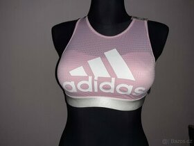 nová růžová sportovní podprsenka Adidas vel.M (38-40)