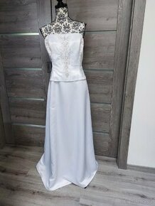 Jednoduché svatební šaty vel. 42/44