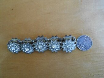 RETRO náramek s kamínky - známky stáří