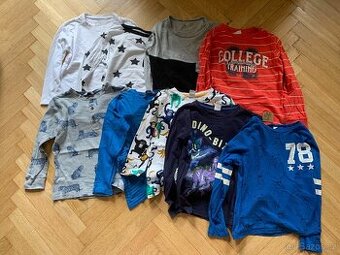 Klučičí trika balík 122/128 H&M Lindex