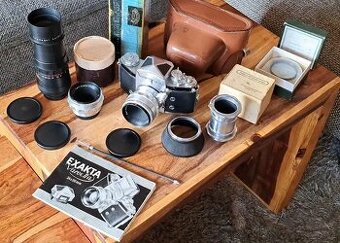 EXAKTA VAREX IIa +ZEISS 2.8/50 a 4.5/40 + 5.5/180 - 1