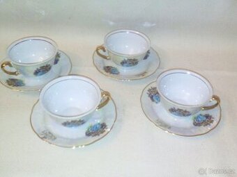 sada kávových hrnečků, s motivem princezen, 4ks